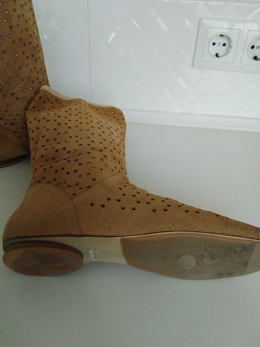 Сапоги женские, замшевые, р.37, 150 грн.