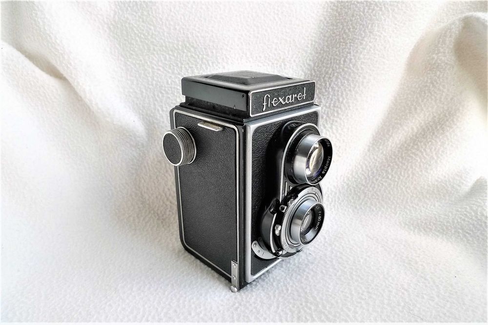 Stary Aparat FLEXARET formar 6x6 Obiektyw 80/4.5 ladny