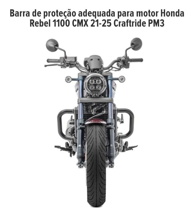 Crash bars pra Honda Rebel