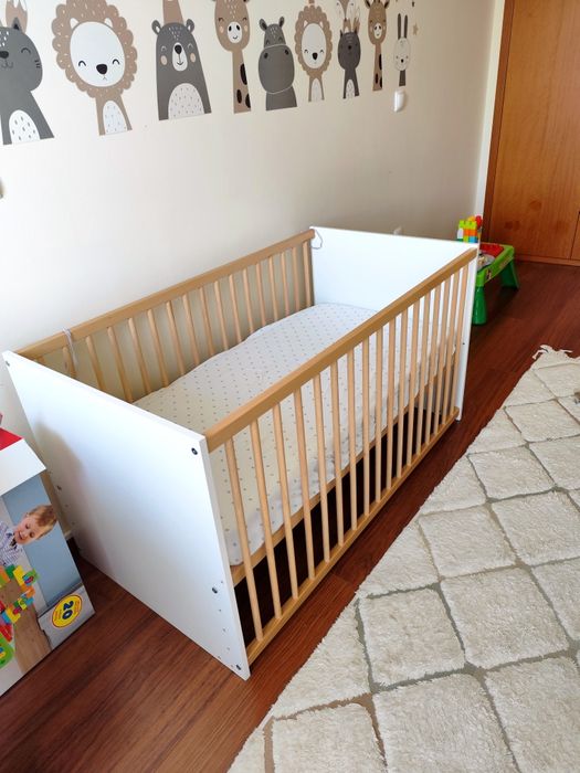 Berço evolutivo + colchão (120x60)