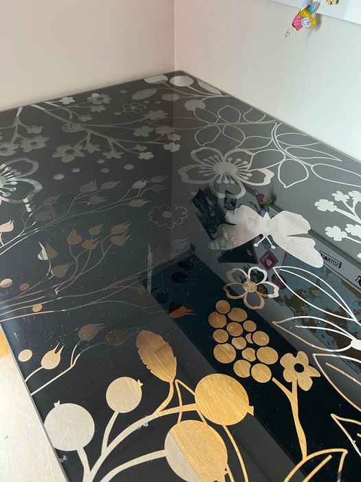 Tampo de vidro para secretária IKEA