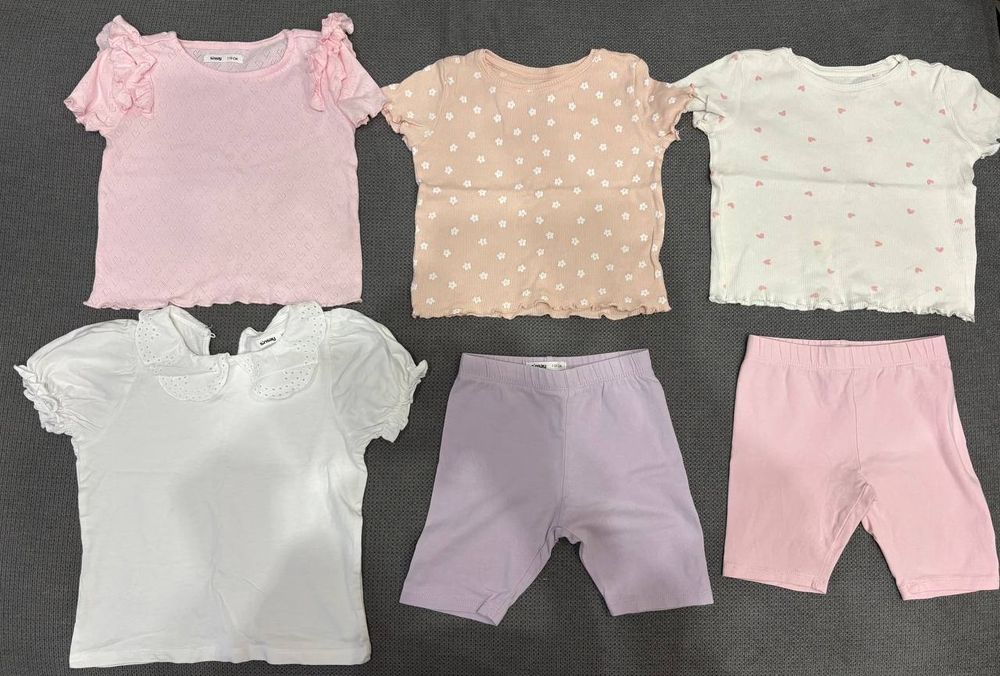 Пакет літніх речей на дівчинку 104 розмір 3-4 роки