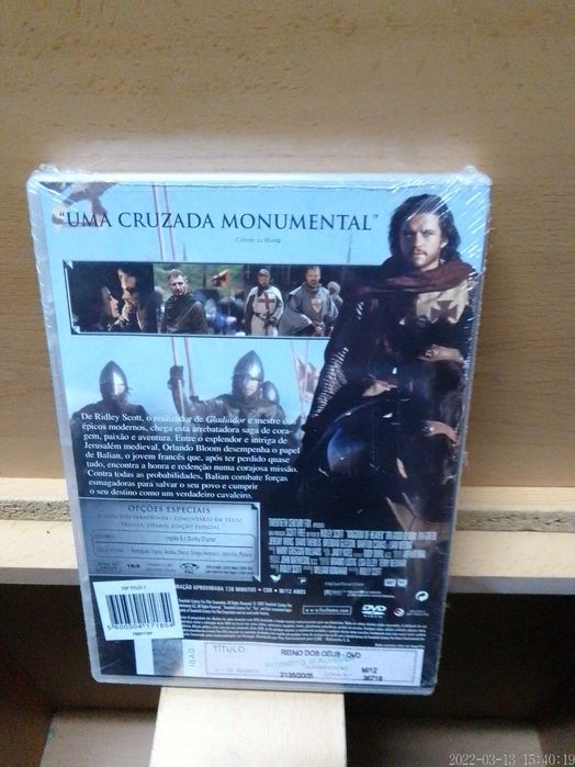 Dvd NOVO Reino dos Céus SELADO Orlando Bloom Filme Ridley Scott Heaven