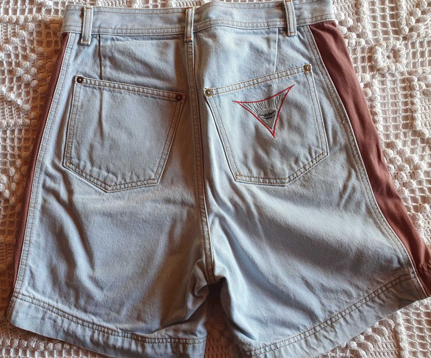 Calções de ganga marca Hang Loose, Nº 40, modelo RARO - made in Brazil