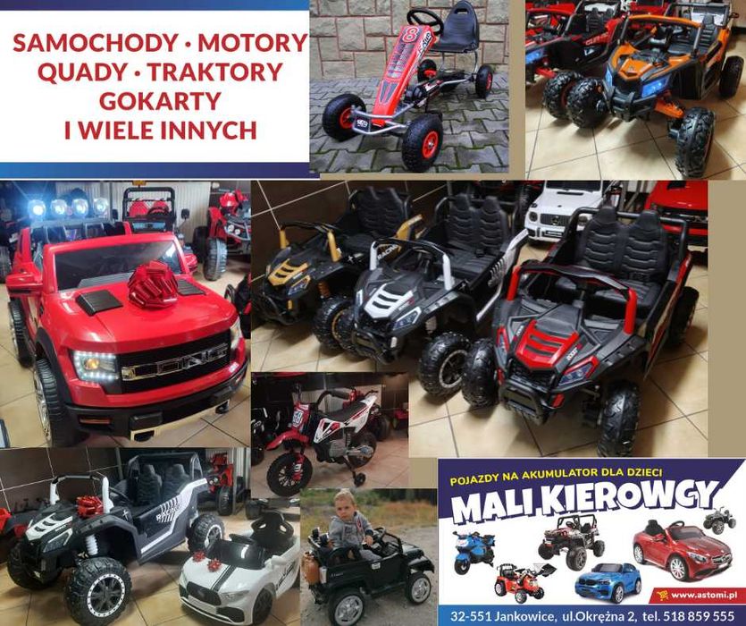 Samochód Auto Motor na akumulator dla dzieci Odbiór Wysyłka Sklep