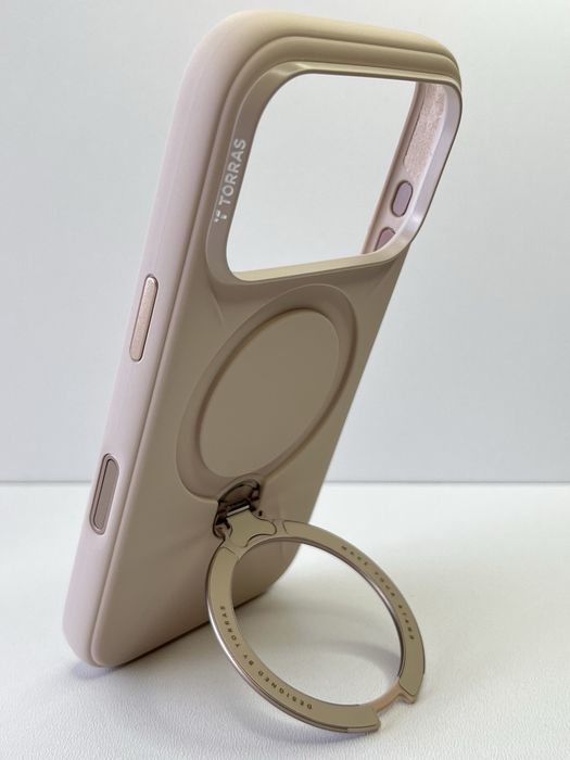 TORRAS Ostand Silicone MagSafe чохол для iPhone 17 Pro/17 Pro Max /18 Pro/18 Pro Max –  підставка 360° захист камери