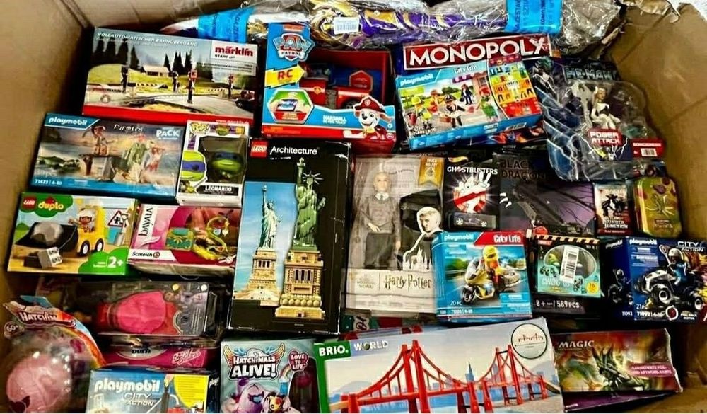 Karton Zabawk Mix 100PLN Nowe LEGO Barbie Hobbit Star Wars Pokemon