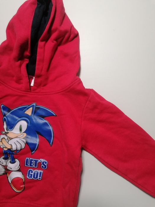 Hoodie Vermelho do Sonic de Bebé