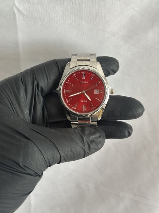 Relógio Casio Wr 50m Vermelho