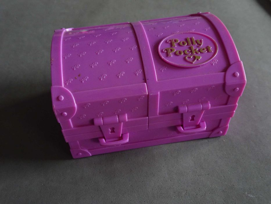 Polly Pocket Surf ‘N Swim Island Vacation Fun Treasure Chest Compact