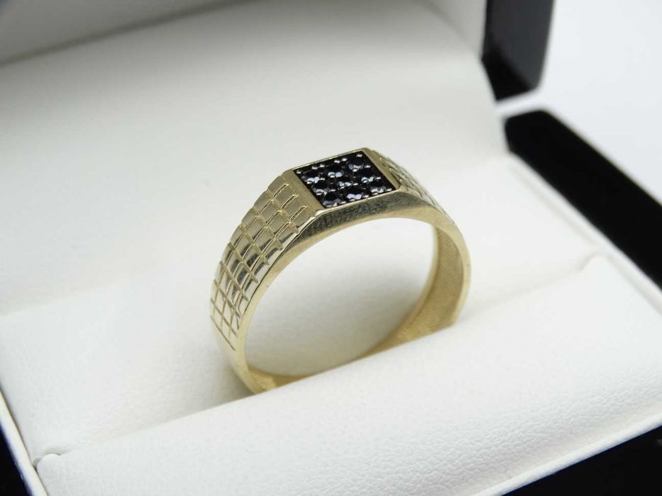 Piękny Złoty Pierścionek 3,91g P585 R22