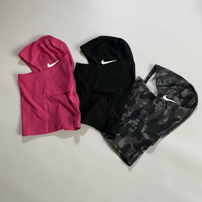 Балаклава Nike Ski mask чорна рожева камуфляж найк макса nike