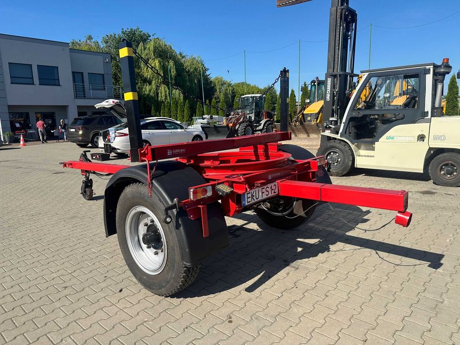 ZAREJESTROWANA Przyczepa dłużyca KOHLER 4T stali drutu słup A/10