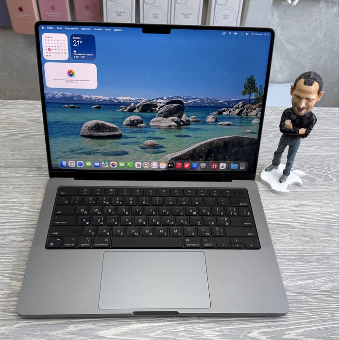 MacBook Pro 14  M1 Pro / RAM 16 / 10 CPU / 16 GPU / SSD 1 TB / Space Grey / 2021