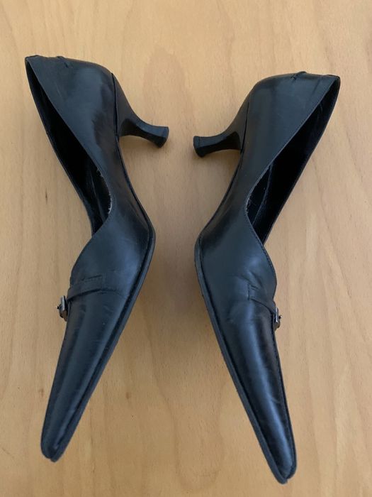 Sapato pele preto Prof