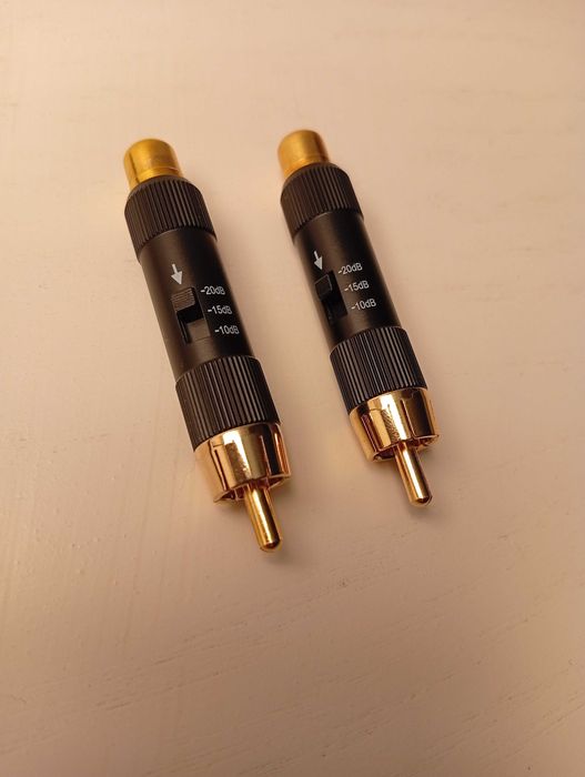 Atenuadores RCA audio