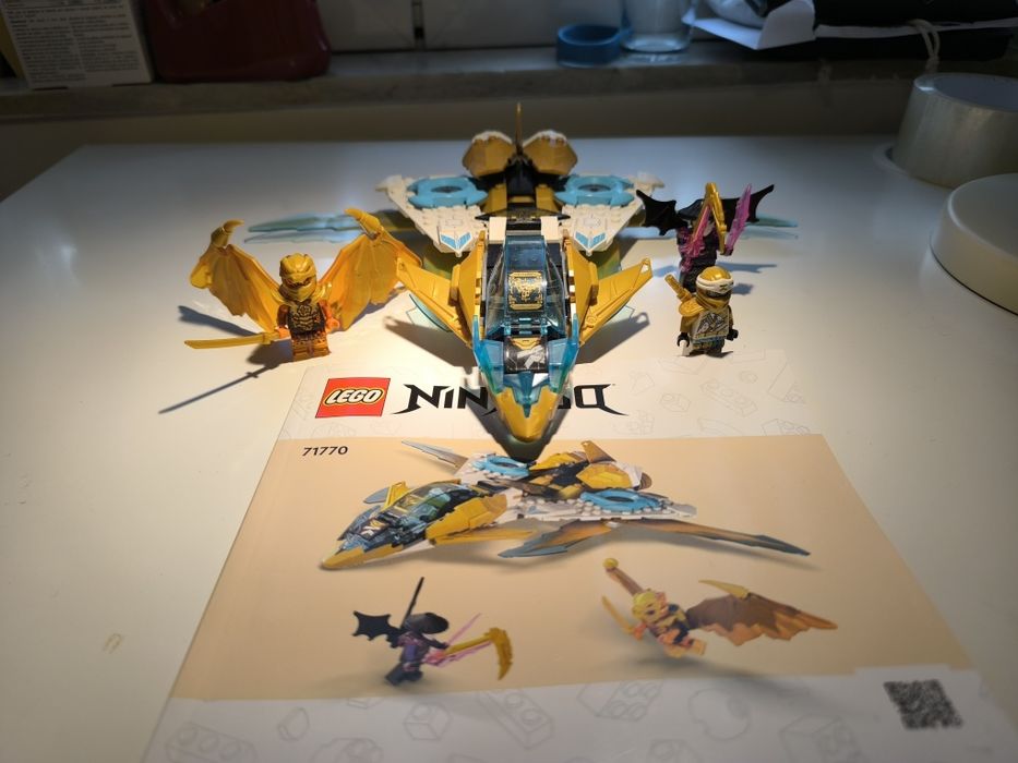 (267pcs)Lego Ninjago Zane's Golden Dragon Jet 71770