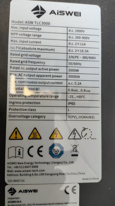 Falownik AiSWEI ASW TLC3000