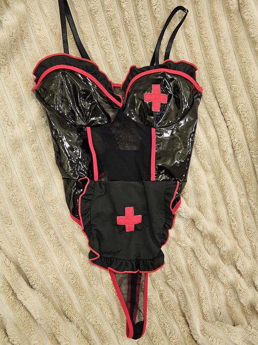 боді костюм медсестри карнавальний 46р