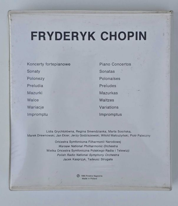 Kasety audio box Fryderyk Chopin (Muza 1990)
