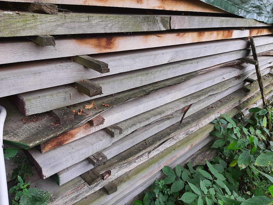 bal dębowy 5x25x400 tarcica sezonowane na blat schody