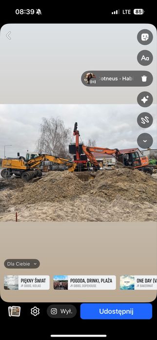 Usługi mini koparka, minikoparka, wynajem koparek