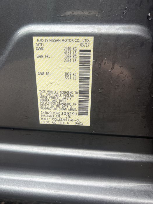 Nissan leaf 2017 года 30 кВт