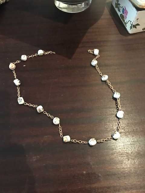 colar, fio e pulseira