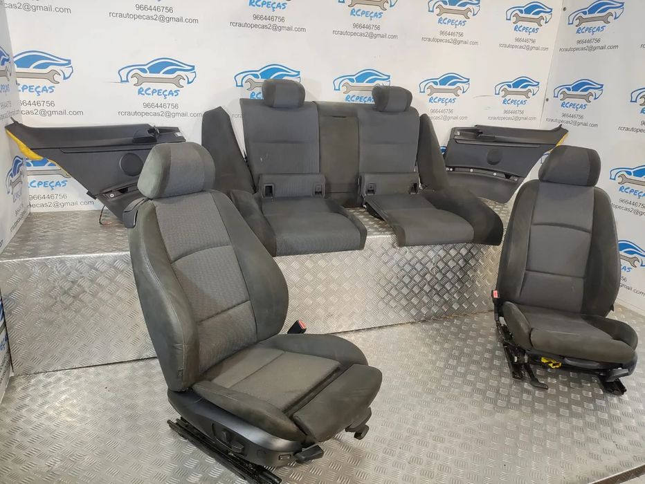 BANCOS BMW SERIE 3 E92 COUPÉ PACK M PELE E TECIDO