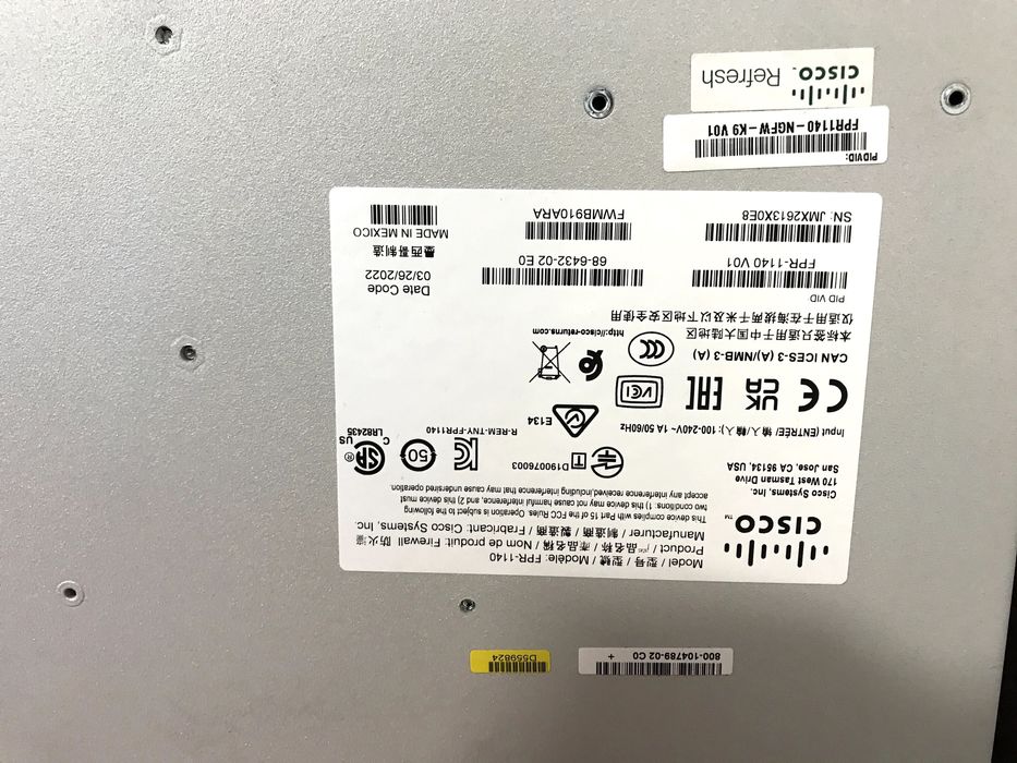 Firepower 1140 NGFW Appliance