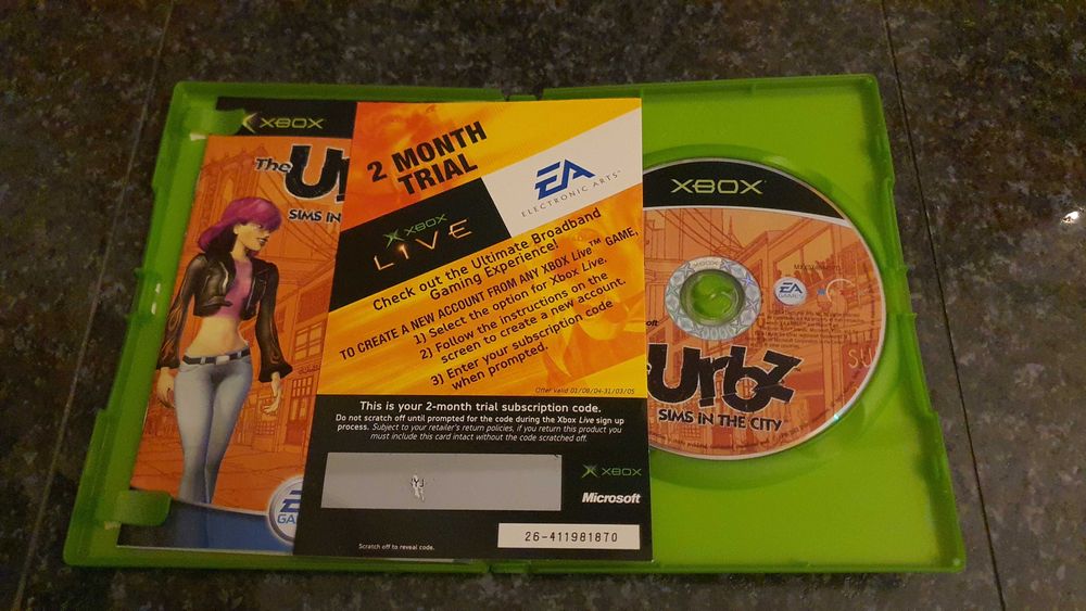 The Urbz: Sims in the City Game (Xbox – Complete + 2-Month Xbox Live Trial)64751547573123123