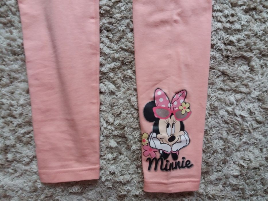 Legginsy dziewczęce myszka Minnie rozmiar 134