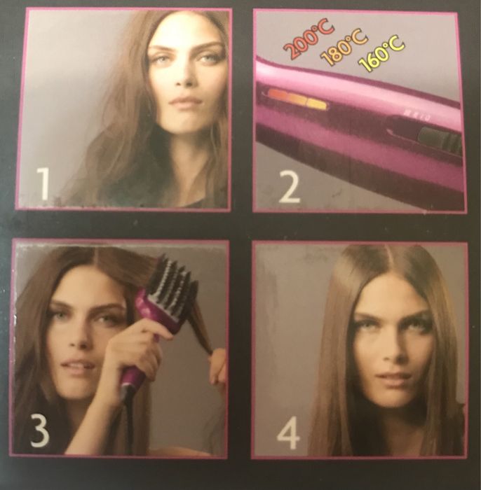 Випрямляюча щітка 3D для волосся