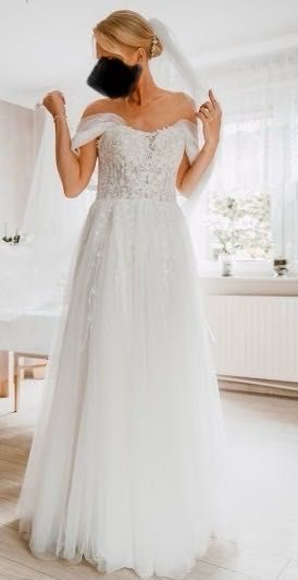 Suknia ślubna na wysoką dziewczynę