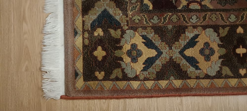 Carpete em lã padrão vintage