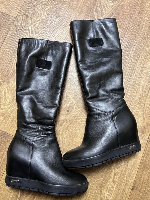 Шкіряні теплі сапожки