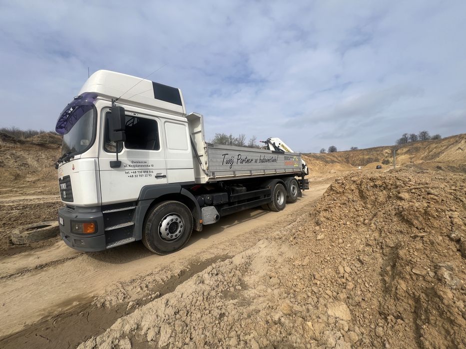 Transport i rozładunek HDS+wywrotka