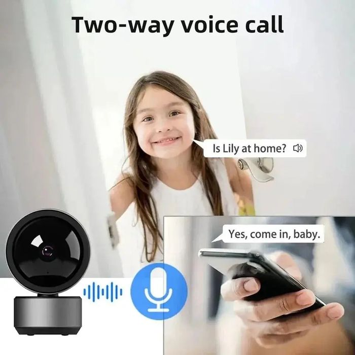 Мини IP Wi-Fi камера Tuya  SMART LIFE 3Mp Датчик РУХУ ІК-підсвітка‼️