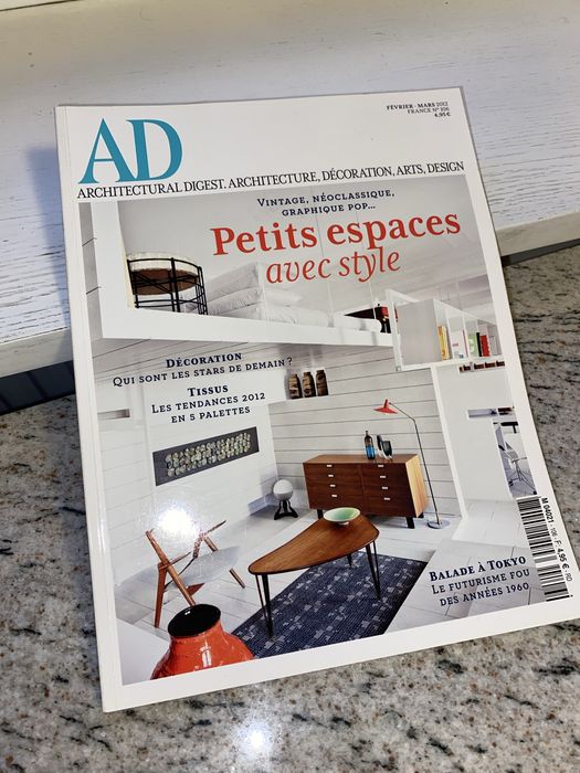 Architectural Digest ad mag paryski styl o designie architektura 2012
