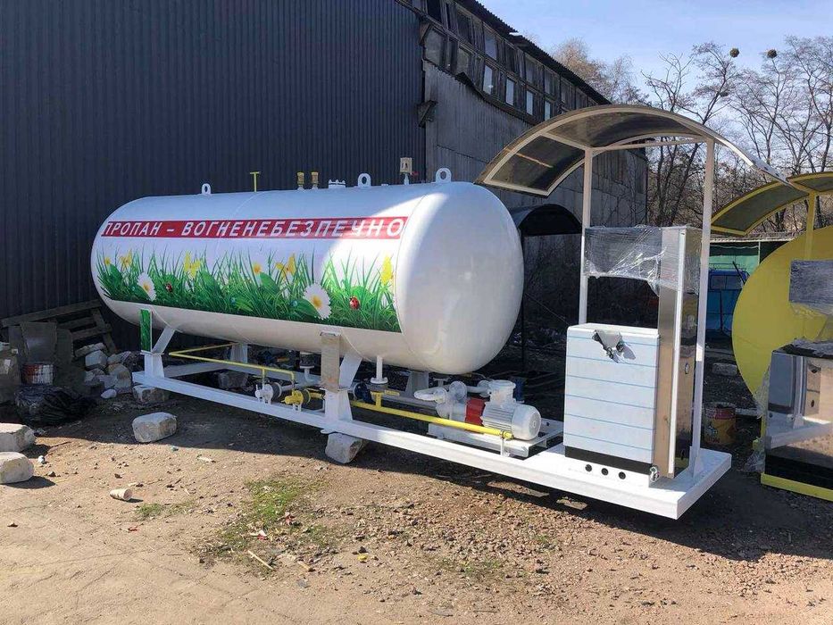 ВІДНОВЛЕНИЙ • НОВИЙ Газовий Модуль  АГЗС/АЗС/АГЗП пропан резервуар lpg