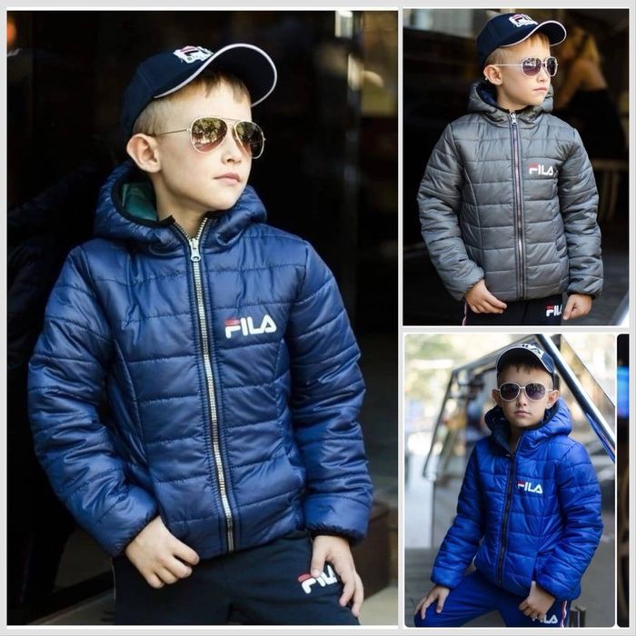 Детская теплая двухсторонняя куртка/Дитяча тепла двостороння куртка FL