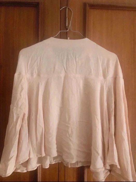 Blusa Rosa com Botões