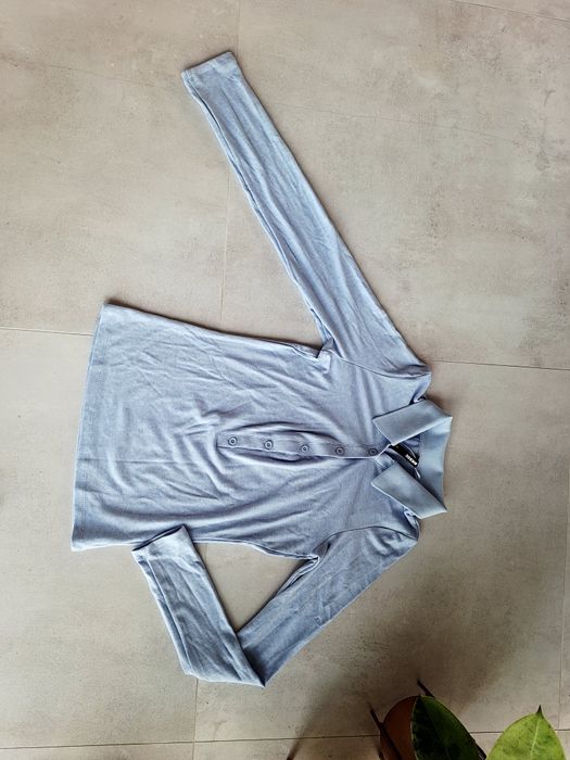 Bluzka z dodatkiem wełny Bik Bok Wool Blend baby bluez kołnierzykiem