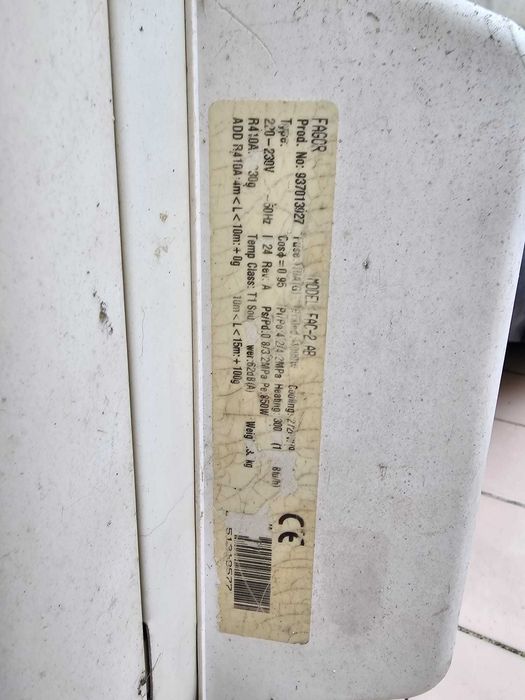 Ar condicionado FAGOR