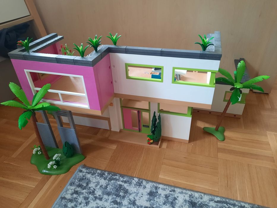 5574 + 6389 Playmobil Nowoczesna luksusowa willa + rozbudowa