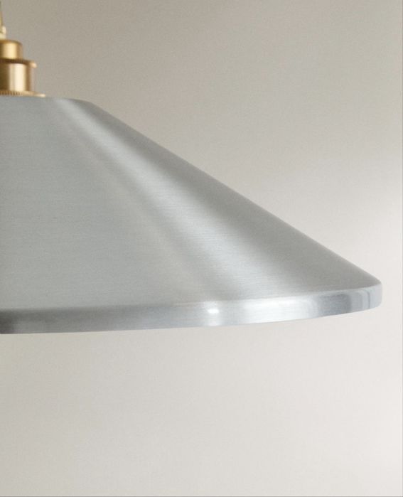 Candeeiro de Tecto Alumínio Zara Home NOVO