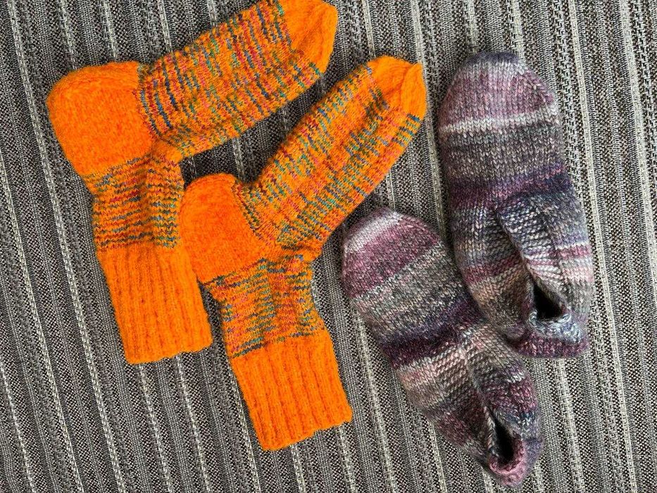 Теплі жіночі шкарпетки домашні тапочки носки 23см 24см