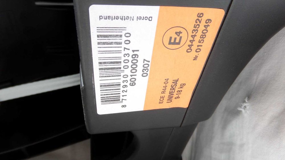 Cadeira Auto  9-18Kg