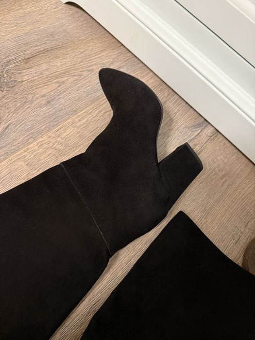 Сапоги замша Италия