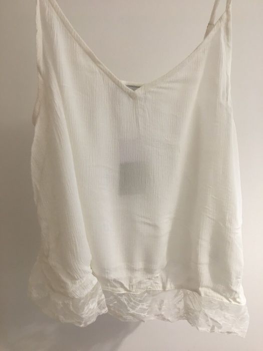 Romantyczny Top z koronką Pull&Bear